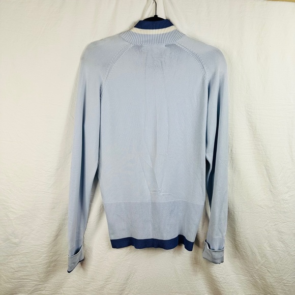 Nike Golf Knit Zipped Bomber Jacket Women Size Small‎ 4-6 Color Blue - Picture 4 of 5